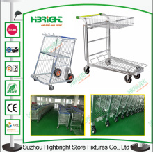 Greenhouse Flower Cart Logistic Warehouse Carretilla de almacenamiento